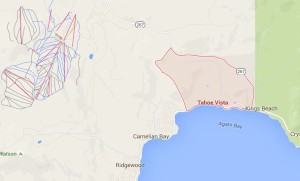 Tahoe Vista Map
